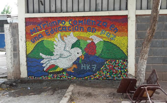 Construyendo un Mural de Paz