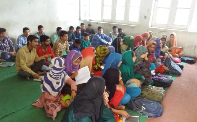 Free Educational Coaching for the students of (9th to 12th class)and also free distribution of Rice to needy people in Kashmir ( Jammu & Kashmir).