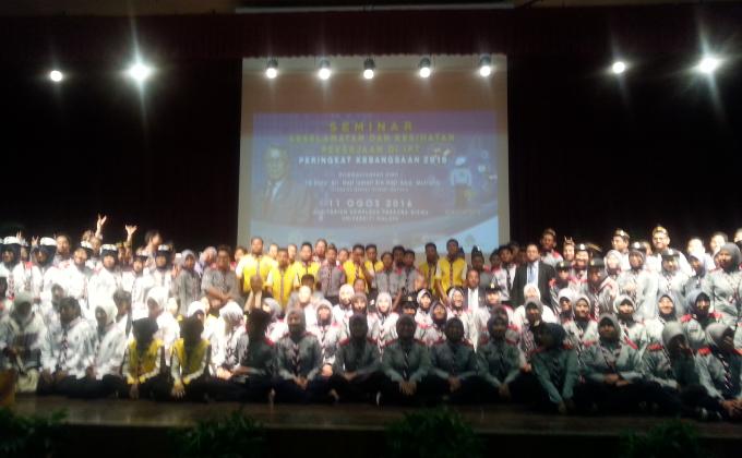 SEMINAR KESELAMATAN DAN KESIHATAN PEKERJAAN DI INSTITUT PENGAJIAN TINGGI PERINGKAT KEBANGSAAN 2016