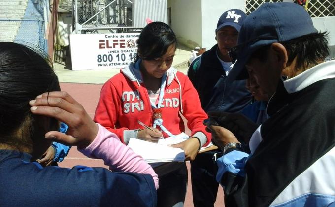 Apoyo en los Juegos Estudiantiles Plurinacionales de Educación Especial