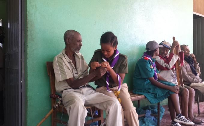 Giving hand for the elderly!