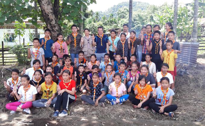 Community Service at Kencholing, ECR