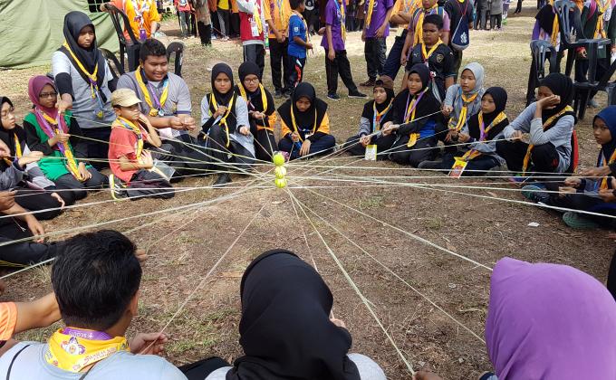 Menyertai jambori pengakap asean ke lima di Terengganu