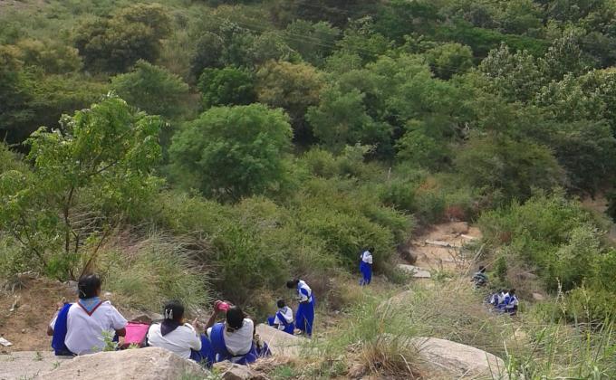 Hike .Tracking at vellore District BASIC COURSE 