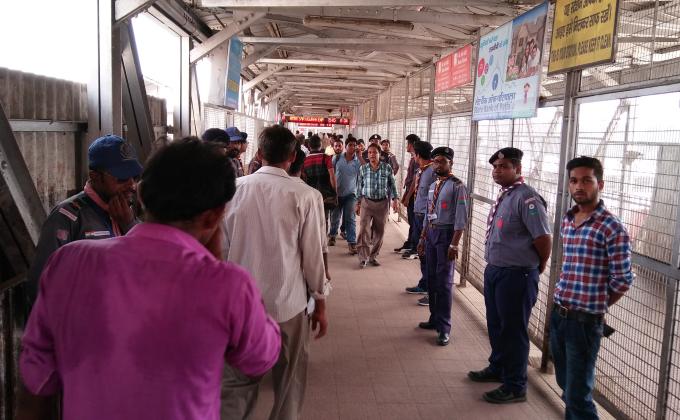 Service in political rally....