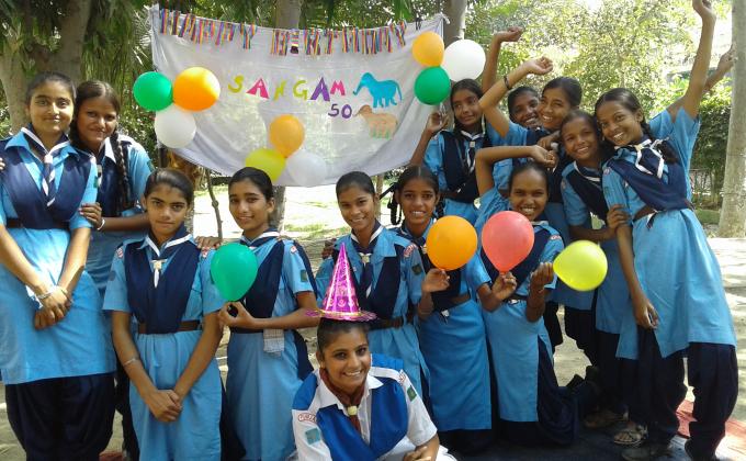 celebration of Sangam birthday