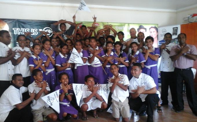 Chefs create an atmosphere of Peace with Healthy Food