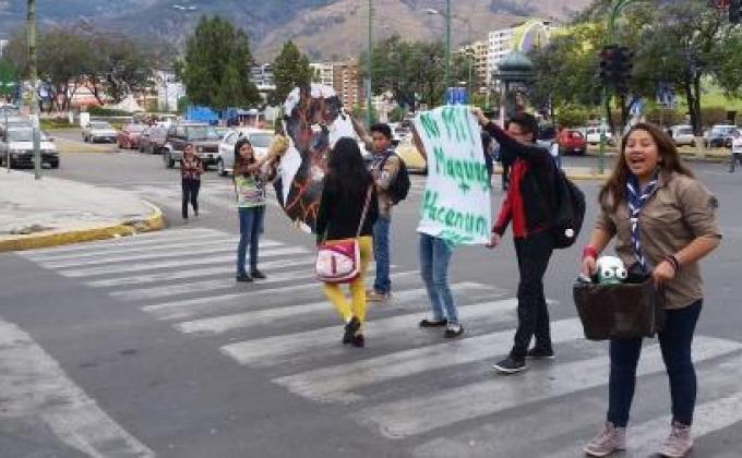 No botemos basura en la calle