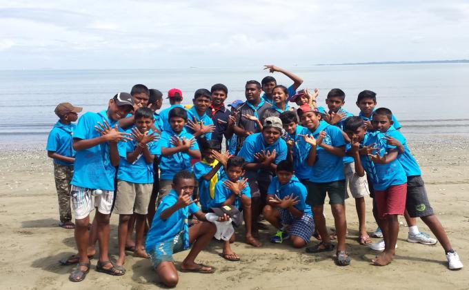 Peace Excursion at Wailoaloa Beach during Didtrict Rally