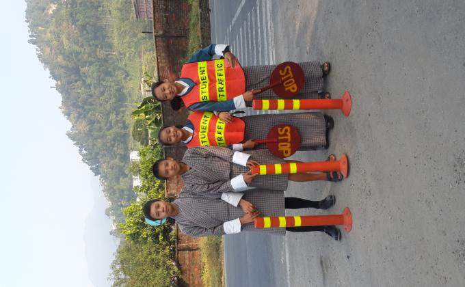 Traffic and safety for peace and harmony. 