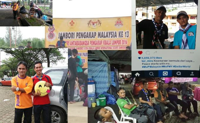 Venturing qm duties at KL International Jamboree 2016