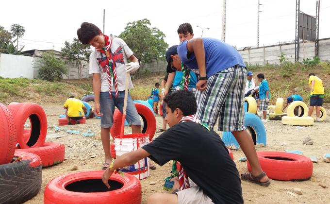 Servicio a la Comunidad en Jamboree Camporee Interamericano 2016-2017
