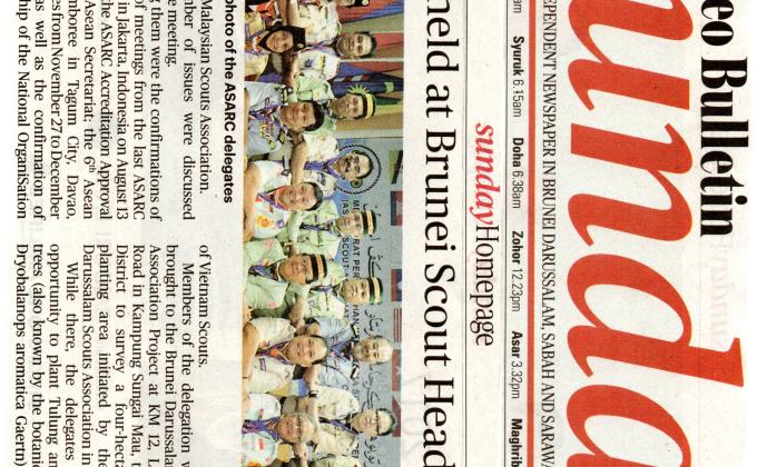 8th ASEAN Scout Association for Regional Cooperation meeting in Brunei Darussalam