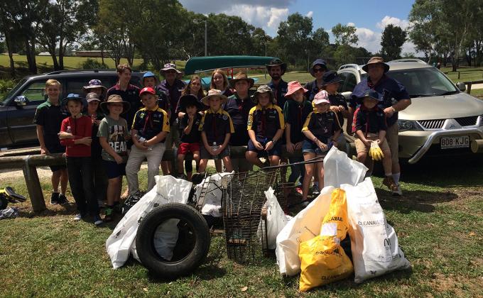 05 March 2017 - Glennie Heights Scout Group Clean Up Australia Day