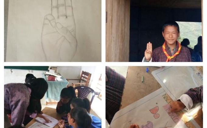 Hands on real experience. Doing Art work. 