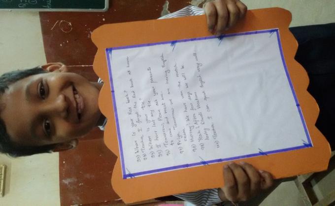 Developing Reading Skill and love for Reading at Tilaknagar MPS School, Mumbai, India