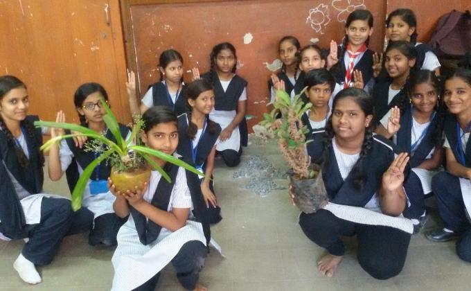 Celebrating Founders Day Sunflower Girl Guides, Mumbai, India
