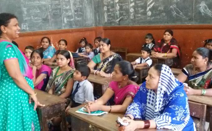 Women's Day celebration at Tilaknagar MPS, Mumbai, India