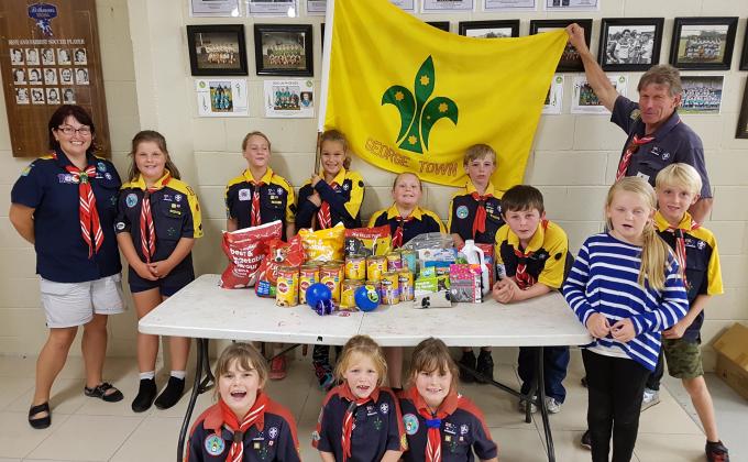 George Town Scout Group Winter 2017 RSPCA Drive
