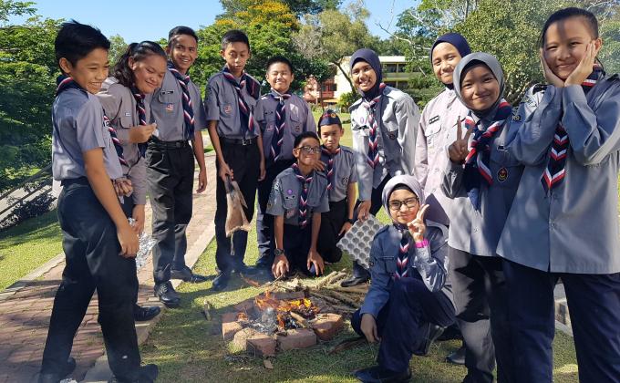 Backwoods Coooking Training for School's Scouts