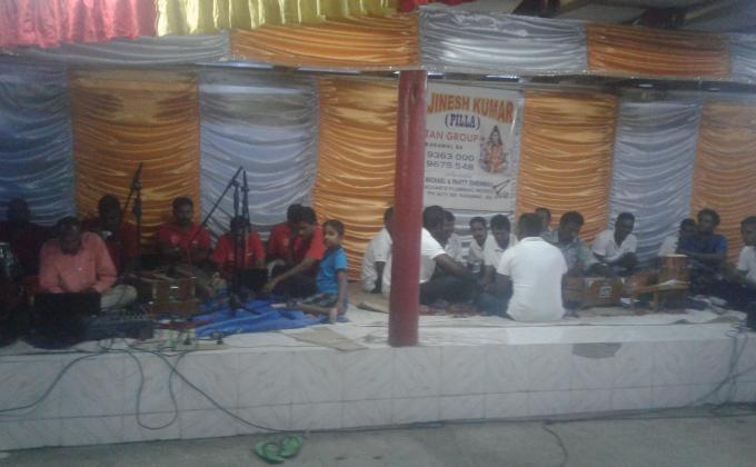 Peace message through a Kirtan programme