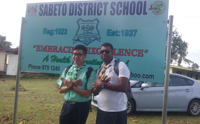 Scout Messengers of Peace Local Coordinators Shares Peace in Sabeto Village in Fiji