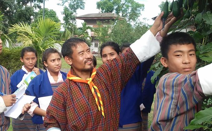 "Scientific Farming by Bhutan Scouts"