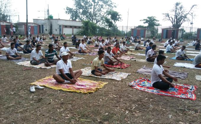 International day of yoga 2017.