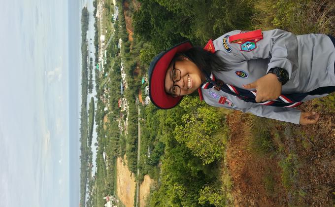 Kami dah tawan puncak bukit Nuluh Lapai !