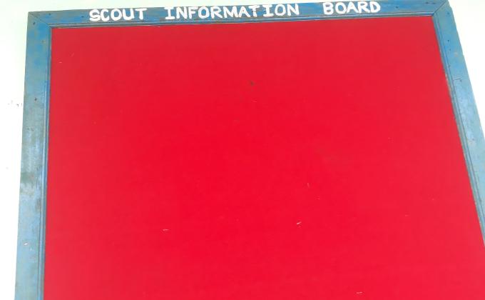 Scout information board