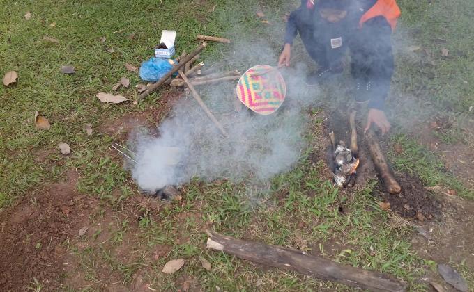 Latihan Masakan Rimba sebelum Pertandingan Masakan Rimba Peringkat Daerah Kuala Muda