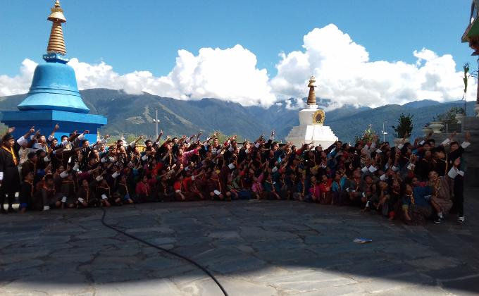 Scout Exchange program with Dungtse CS and Tangmachu CS