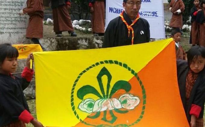 Committement ceremony for Nachung Scouts of Bjeezam PS 2017