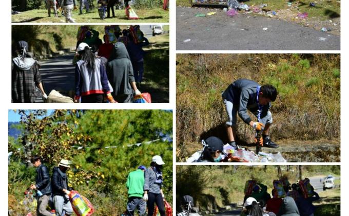 Cleaning campaign; waste picking 