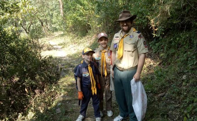 Trash Cleanup at Sattal Christian Ashram (Nainital, India)
