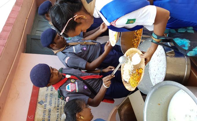 Slate level standard judging competition for scout guide cubs and bulbuls