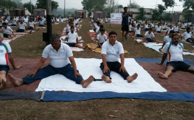 International day of yoga 2017 .