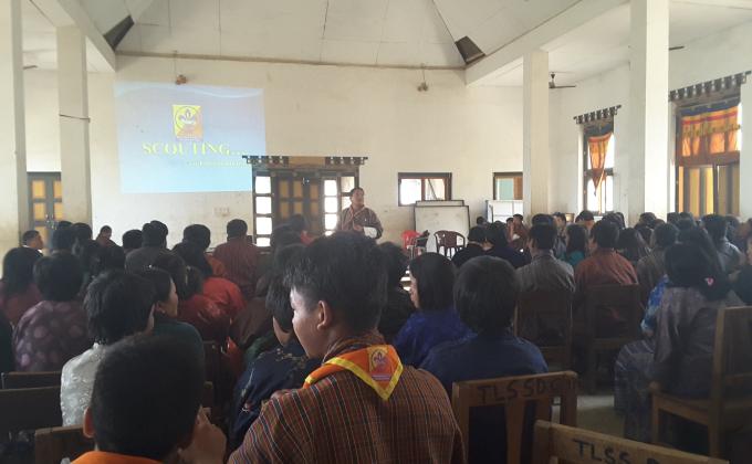 Advocacy on scouting to Parents during parents teachers meeting