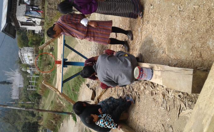 Maintenance of basket ball court