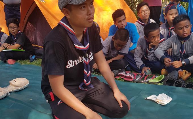 Mentoring the scouts in Labuan to become better scout leaders