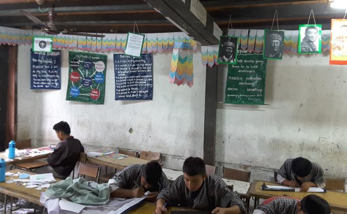 Arts and calligraphy by scouts and campfire songs