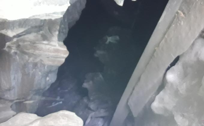 Cleaning a spiritual site.