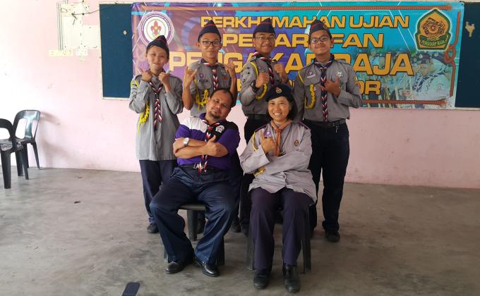 Perkhemahan Ujian Penarafan Pengakap Raja Negeri Johor 2018 Tanjung Laboh