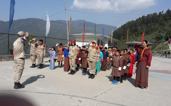 Chukha CS Nachung scout Historical hike