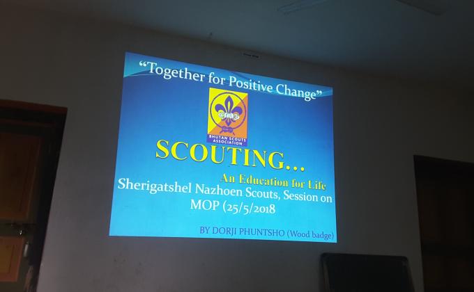 Orienting on messenger of peace bhutan to my troops