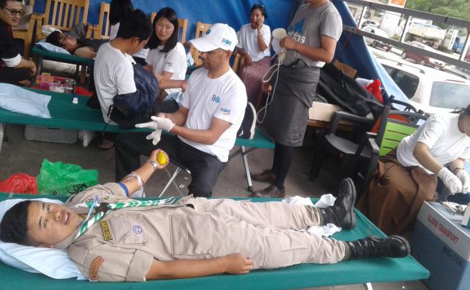 Donated Blood on 14th June 2018, Word Blood Donor Day
