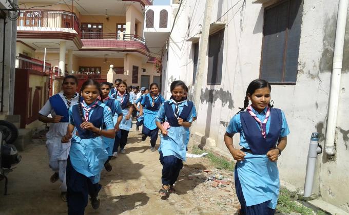 Scouts run for Healthy Punjab