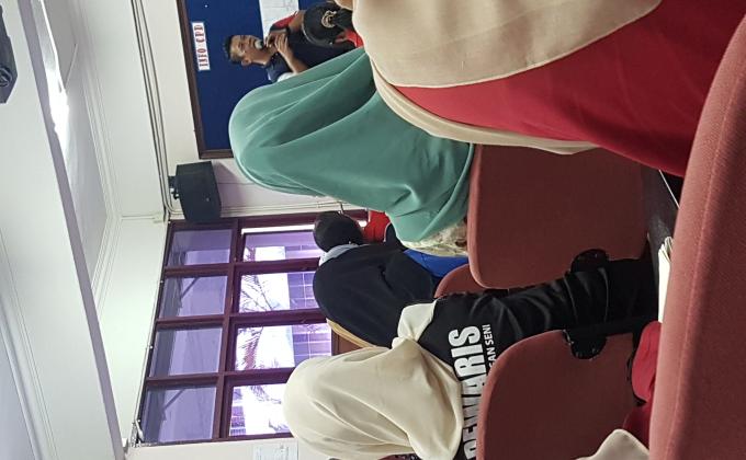 Perbincangan Perkhemahan Unit Beruniform