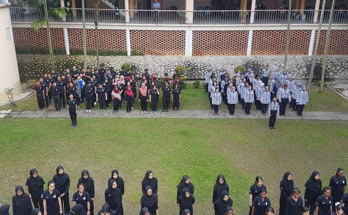 Perhimpunan Mingguan Unit Beruniform