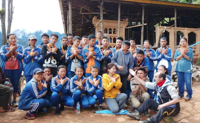 construction of a lhakhang
